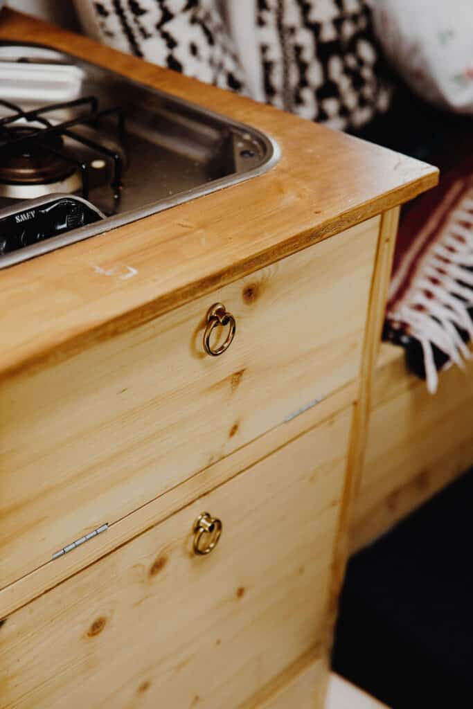 Fourgon aménagé bois